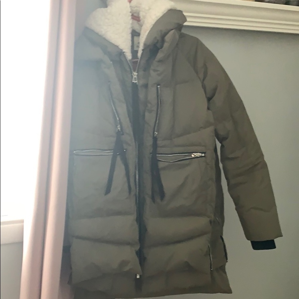 Warmest sherpa parka or Olay